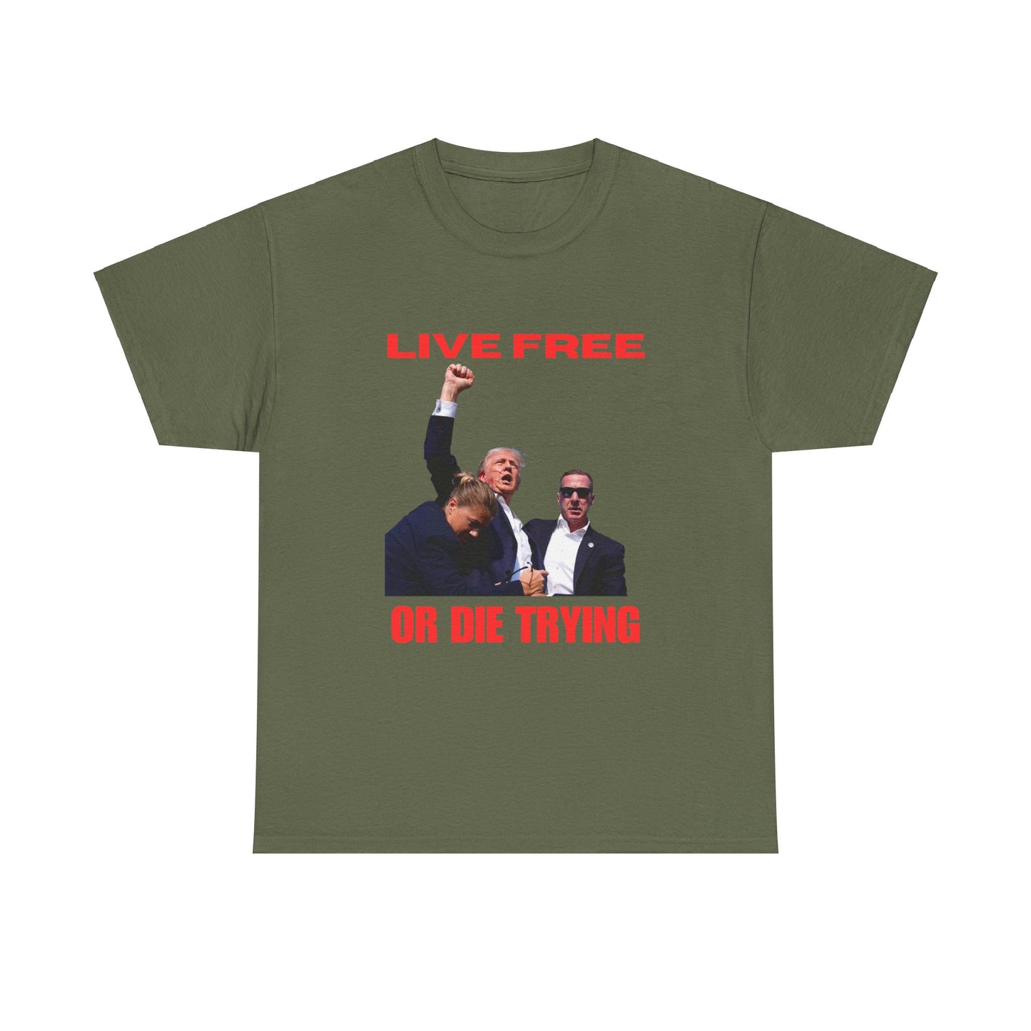 'Trump Rally Live Free or Die Trying' T-Shirt