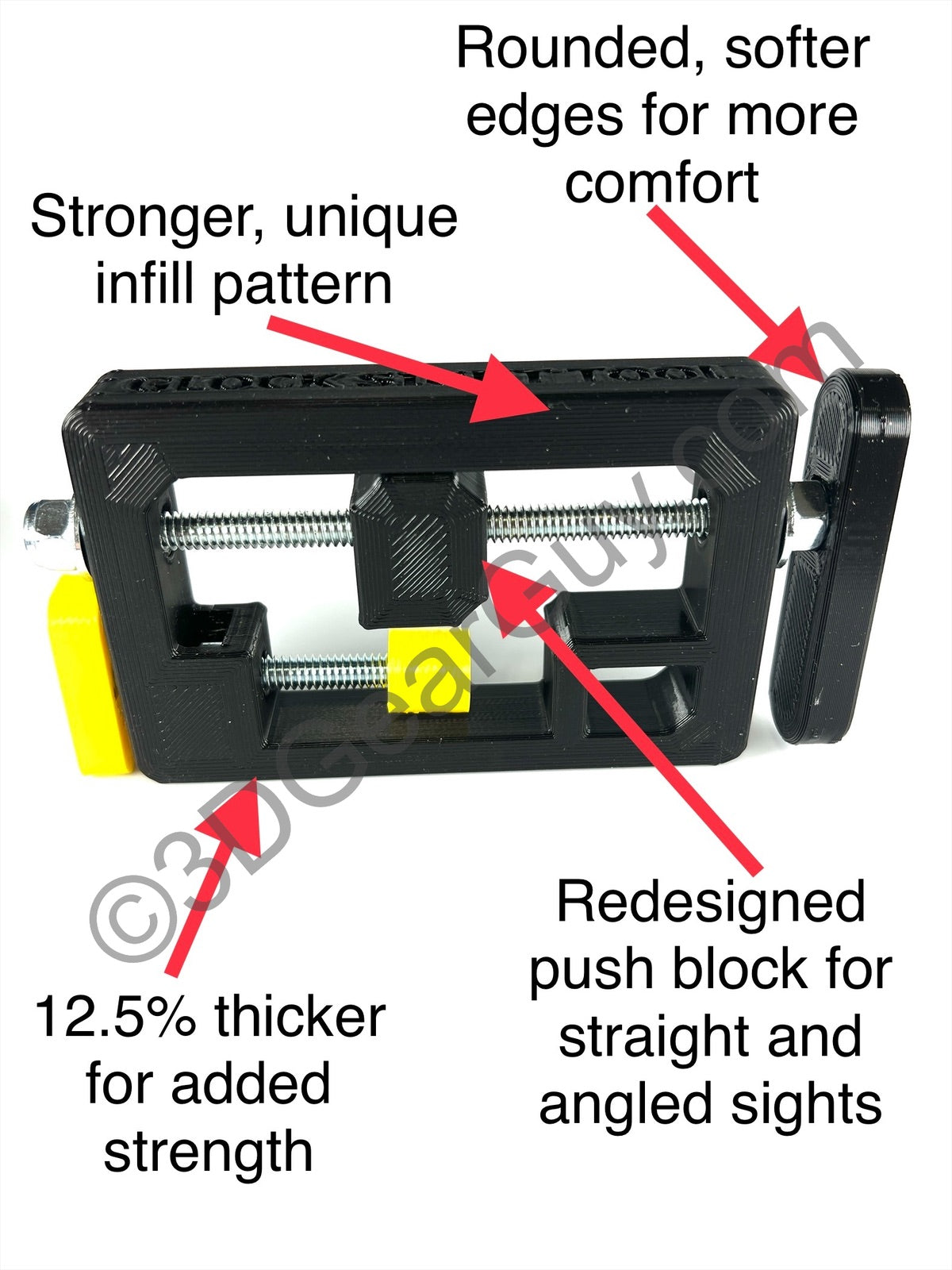 Front and Rear Sight Installation And Removal Tools for Glock Pistols